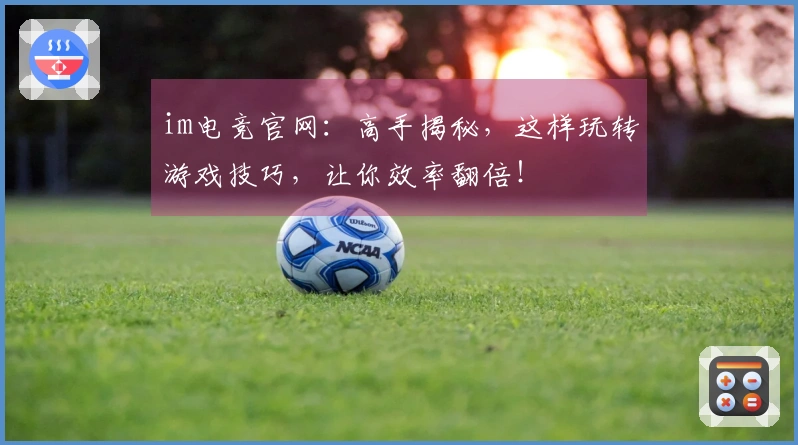 im电竞官网：高手揭秘，这样玩转游戏技巧，让你效率翻倍！